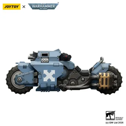 Warhammer 40,000 Raider-pattern Combat Bike Space Wolves cu pusti bolt gemene 22 cm poza produsului