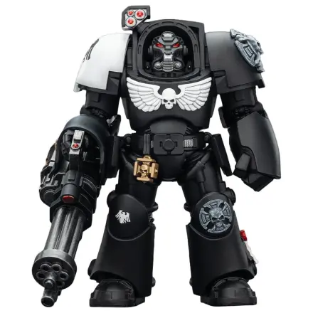 Warhammer 40,000 Figurina Raven Guard Terminator 3 with Power Fist and Assault Cannon 14 cm poza produsului