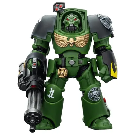 Warhammer 40,000 Figurina de actiune Salamanders Terminator 3 cu Power Fist si Assault Cannon 14 cm poza produsului