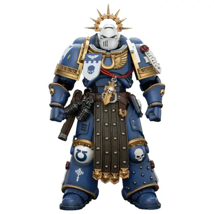 Warhammer 40,000 Figurina de acțiune Ultramarines Torvald cu sabie energetică, scut Stormshield si pistol Bolt 13 cm poza produsului