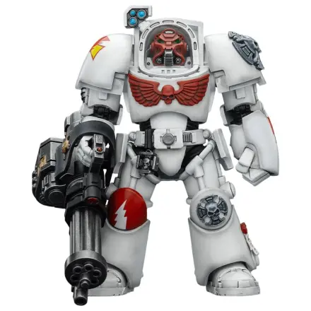Warhammer 40,000 Figurina de actiune White Scars Terminator 3 cu Power Fist si Assault Cannon 14 cm poza produsului