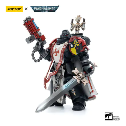 Warhammer 40k Action Figure 1/18 Black Templars Sword Brethren Brother Lombast 12 cm figurină de acțiune poza produsului