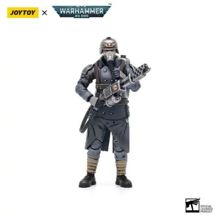 Warhammer 40k Figurina de actiune 1/18 Death Korps of Krieg Veteran Squad Guardsman with Flamer 10 cm poza produsului