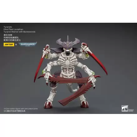 Warhammer 40k Action Figure 1/18 Tyranids Hive Fleet Leviathan Tyranid Warrior with Boneswords 12 cm figurină de acțiune poza produsului