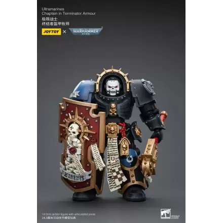 Figurină de acțiune Warhammer 40k 1/18 Ultramarines Chaplain în Armură Terminator 12 cm termékfotója