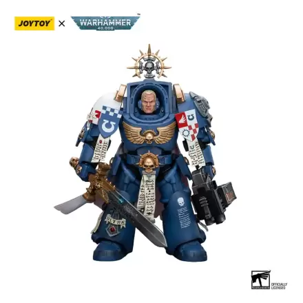 Warhammer 40k Figurina de Acțiune 1/18 Ultramarines Terminator Captain Severus Agemman 12 cm termékfotója