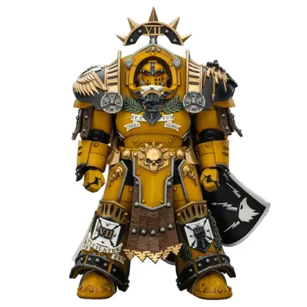 Warhammer Imperial Fists Action Figure Legion Praetor in Tartaros Terminator Armour with Power Sword and Vigil Storm Shield 14 cm poza produsului