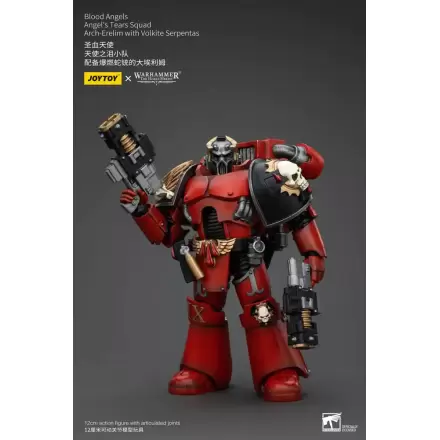 Figurină de acțiune Warhammer The Horus Heresy 1/18 Blood Angels Angel's Tears Squad Arch-Erelim cu Volkite Serpentas 12 cm termékfotója