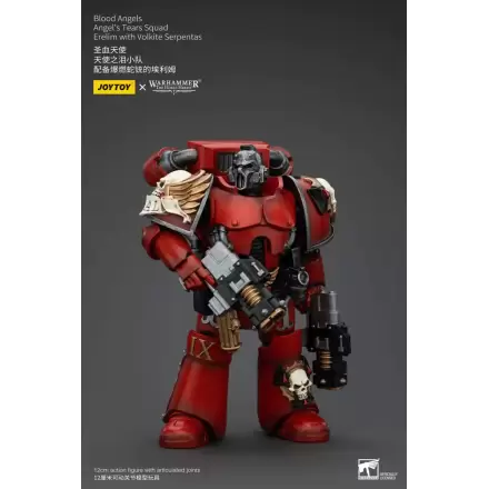 Warhammer The Horus Heresy Figurina de acțiune 1/18 Blood Angels Angel's Tears Squad Erelim cu Volkite Serpentas 12 cm termékfotója