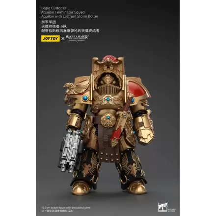 Warhammer The Horus Heresy Figurina de Acțiune 1/18 Legio Custodes Aquilon Terminator Squad Aquilon cu Lastrum Storm Bolter 14 cm termékfotója