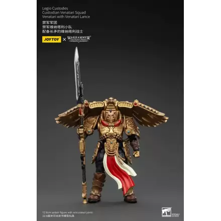 Warhammer The Horus Heresy Figurina de acțiune 1/18 Legio Custodes Custodian Venatari Squad Venatari cu Lance Venatari 13 cm termékfotója