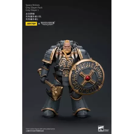 Warhammer The Horus Heresy Figurina de acțiune 1/18 Space Wolves Grey Slayer Pachet Grey Slayer 1 12 cm termékfotója