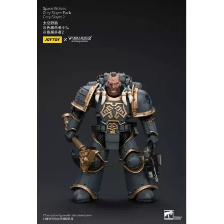 Figurină de acțiune Warhammer The Horus Heresy 1/18 Space Wolves Grey Slayer Pack Grey Slayer 2 12 cm termékfotója