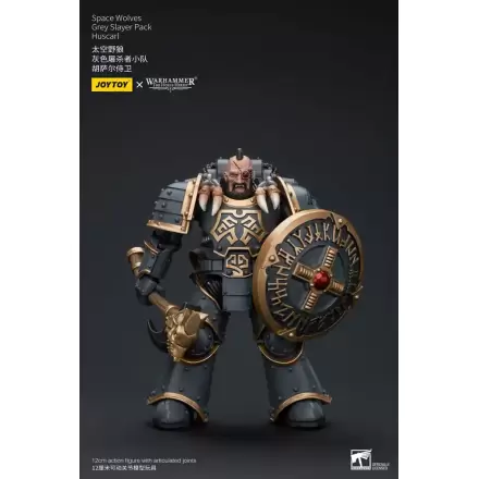 Warhammer The Horus Heresy Figurina de acțiune 1/18 Space Wolves Grey Slayer Pack Huscarl 12 cm termékfotója