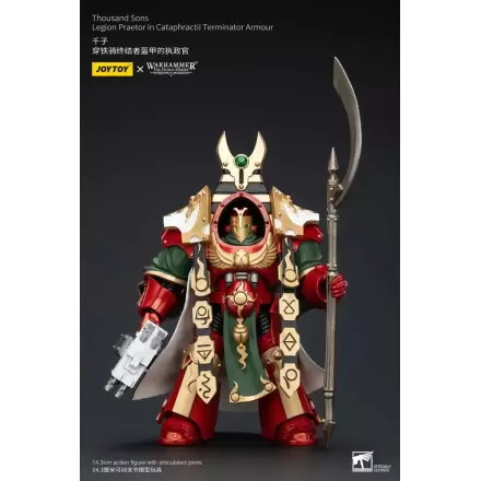 Warhammer The Horus Heresy Figurina de acțiune 1/18 Thousand sons Legion Praetor in Cataphractii Terminator Armură 12 cm termékfotója