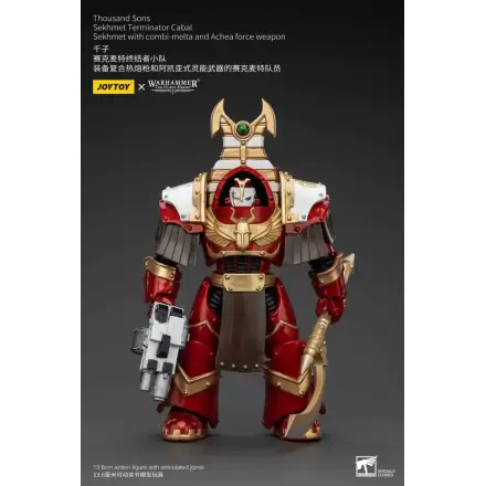 Warhammer The Horus Heresy Figurina de Acțiune 1/18 Thousand Sons Sekhmet Terminator Cabal Sekhmet cu Combi-Melta și Armă de Forță Achea 14 cm termékfotója