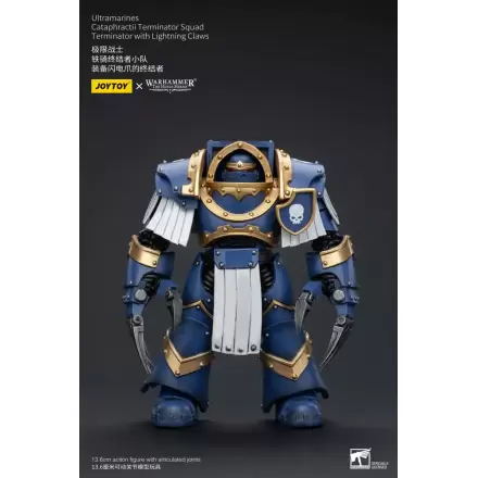 Warhammer The Horus Heresy figurină de acțiune 1/18 Ultramarines Cataphractii Terminator Squad Terminator cu Lightning Claws 14 cm termékfotója