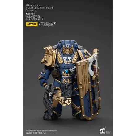 Warhammer The Horus Heresy Figurina de acțiune 1/18 Ultramarines Invictarus Suzerain Squad Suzerain 2 12 cm termékfotója