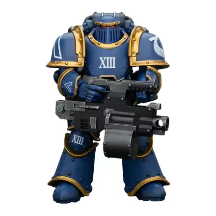 Warhammer The Horus Heresy Figurina de acțiune 1/18 Ultramarines Legion MKIII Tactical Support Squad Legionar cu Heavy Bolter 12 cm termékfotója