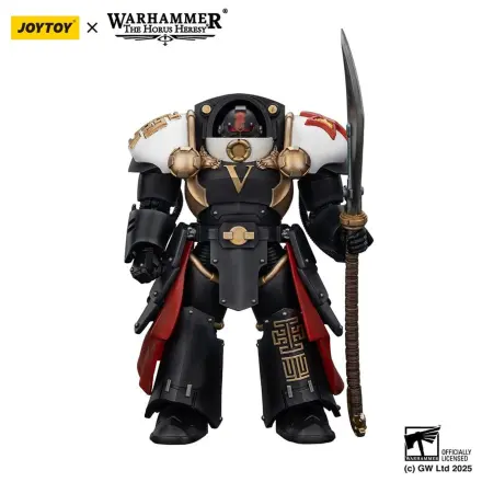 Warhammer The Horus Heresy figurina de actiune White Scars Ebon Keshig Terminator 1 cu Power Glaive 13 cm poza produsului