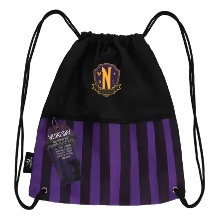 Sac cu șnur Wednesday Nevermore Academy Purple poza produsului