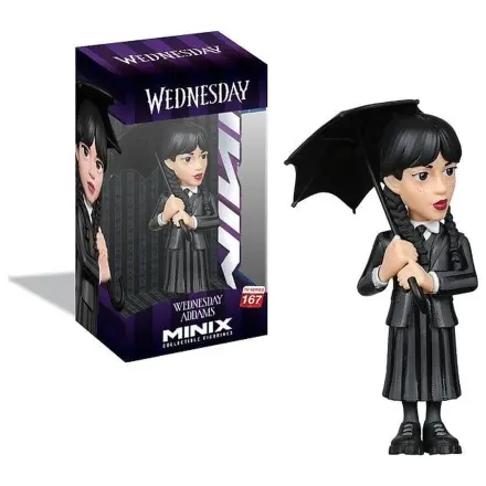 Wednesday Addams cu umbrela Figurina Minix 12cm poza produsului