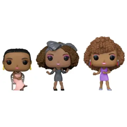 Whitney Houston Funko POP! Icons Vinyl Figures 3-Pack Exclusive Edition 9 cm poza produsului
