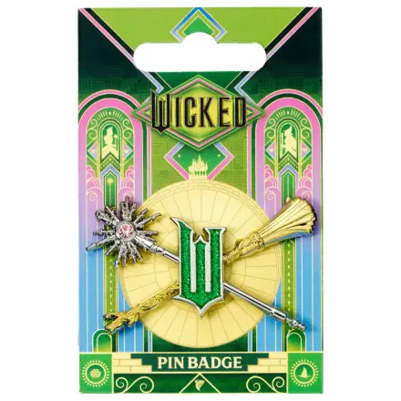 Wicked For Good Wand and Broomstick insigna pin poza produsului