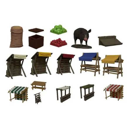 WizKids Dungeon Dressings: Merchant's Row - Decoruri pentru temnițe poza produsului