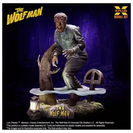Wolf Man Set Model din Plastic 1/8 Lon Chaney Jr. ca Wolf Man 22 cm poza produsului