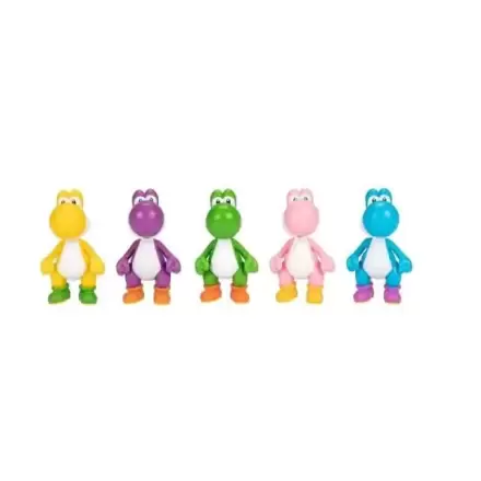 World of Nintendo Super Mario Mini Figurina Set de 5 Super Mario Wiggler, Mario und Luigi 6 cm termékfotója