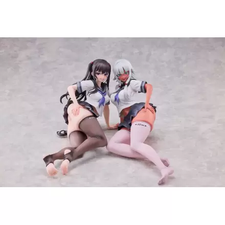 World Where the Thickness of a Girl's Thighs is Equal to Her Social Status Statui 1/5 Raura Aiza & Iroha Shishikura 14 cm termékfotója