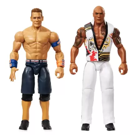 WWE Main Event Showdown figurine de actiune The Rock Final Boss vs John Cena 2-Pachet 15 cm poza produsului