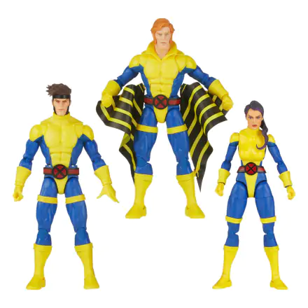X-Men 60th Anniversary Marvel Legends figurina de actiune pachet de 3 Gambit, Marvel's Banshee, Psylocke 15 cm poza produsului