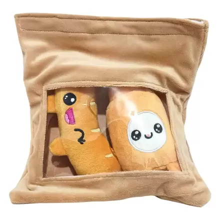 Yummis Together Figurine de plus 2 bucati Carnati si Mustar in Punga de Livrare 21 cm poza produsului