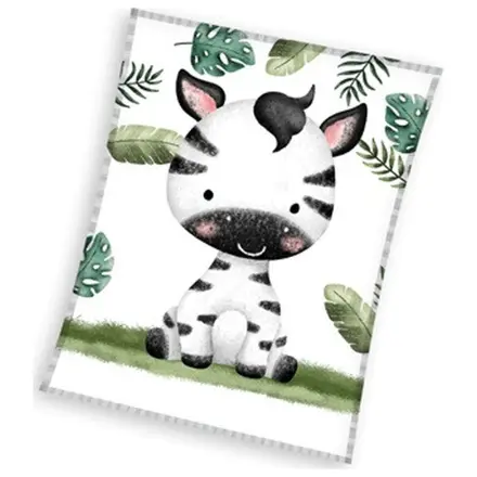 Zebra Leafy Pătură Fleece poza produsului