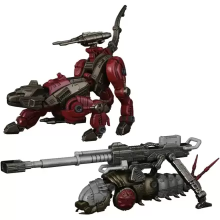 Zoids Kituri de Model Plastic Pachet de 2 1/100 RMZ-010 Canoly Molga & Hell Cat Base Guards Sets 20 centimetri poza produsului