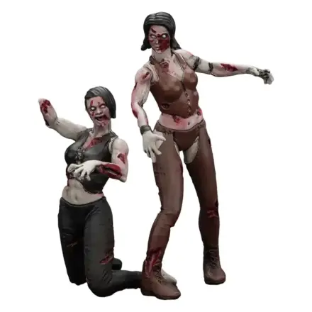 Zombie Dark Source Action Figures set de 2 luptătoare 8 cm poza produsului