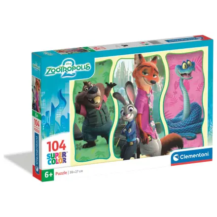 Zootopia 2 puzzle 104 buc poza produsului